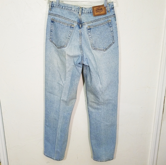 Vintage 80-90s Calvin Klein High Rise Taper Leg Mom Jeans Made in USA Size 14 - Picture 3 of 8